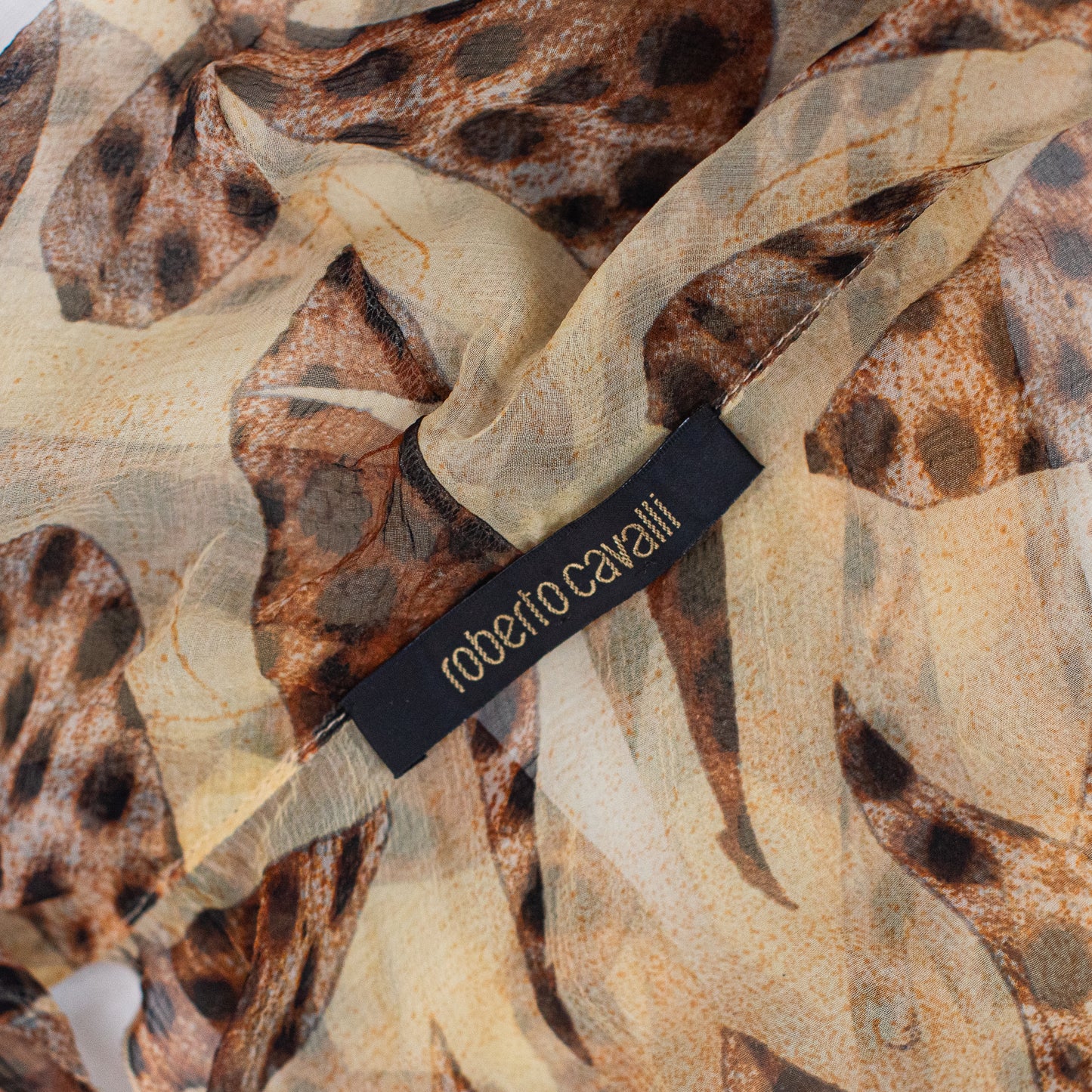 SS 2004 Floral and Leopard Dress