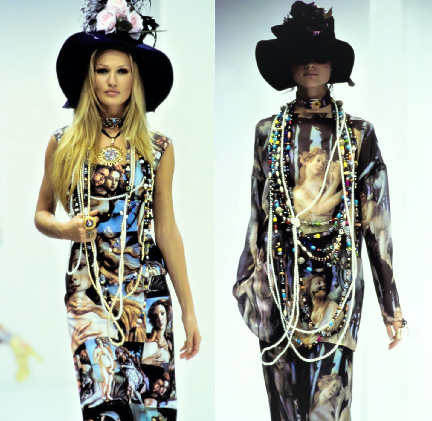 FW 1992 Birth of Venus Silk Pants