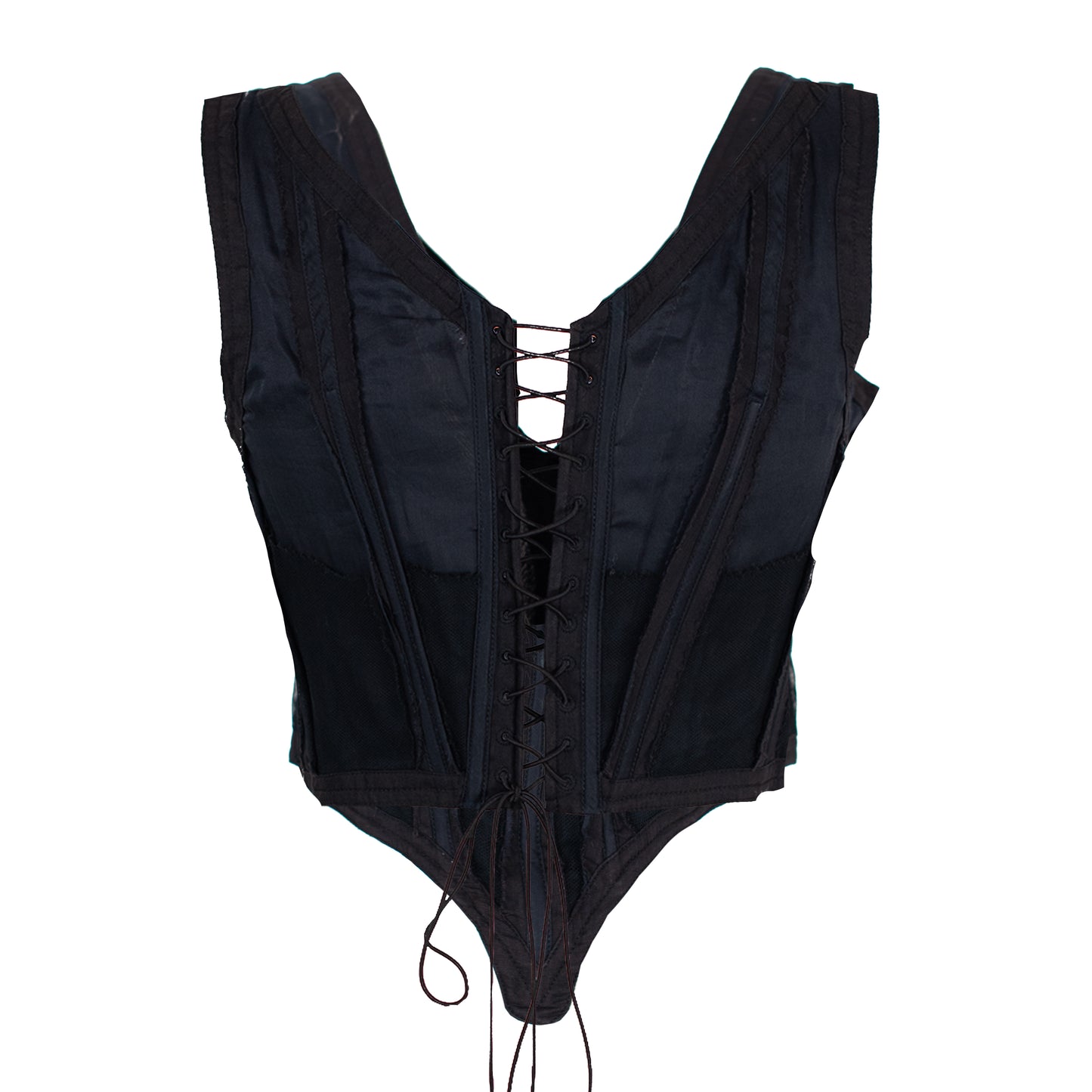 SS 2005 Black Corset Top