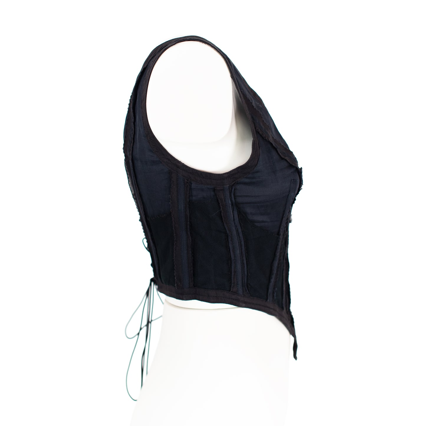SS 2005 Black Corset Top