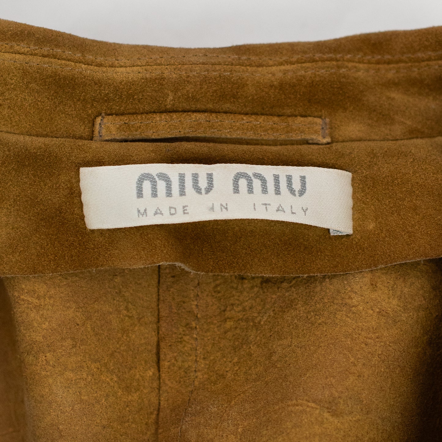 SS 1999 Suede Camel Jacket