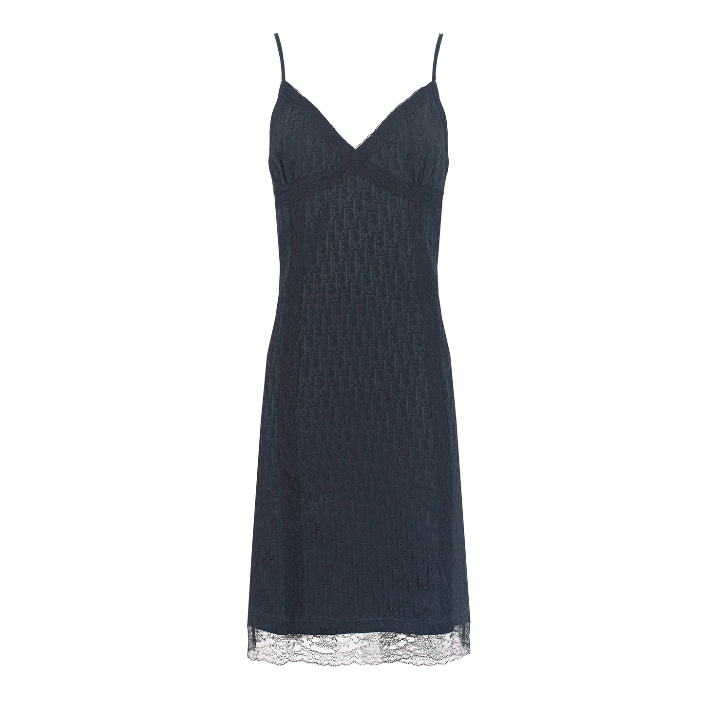 SS 2005 Black Oblique Monogram Dress