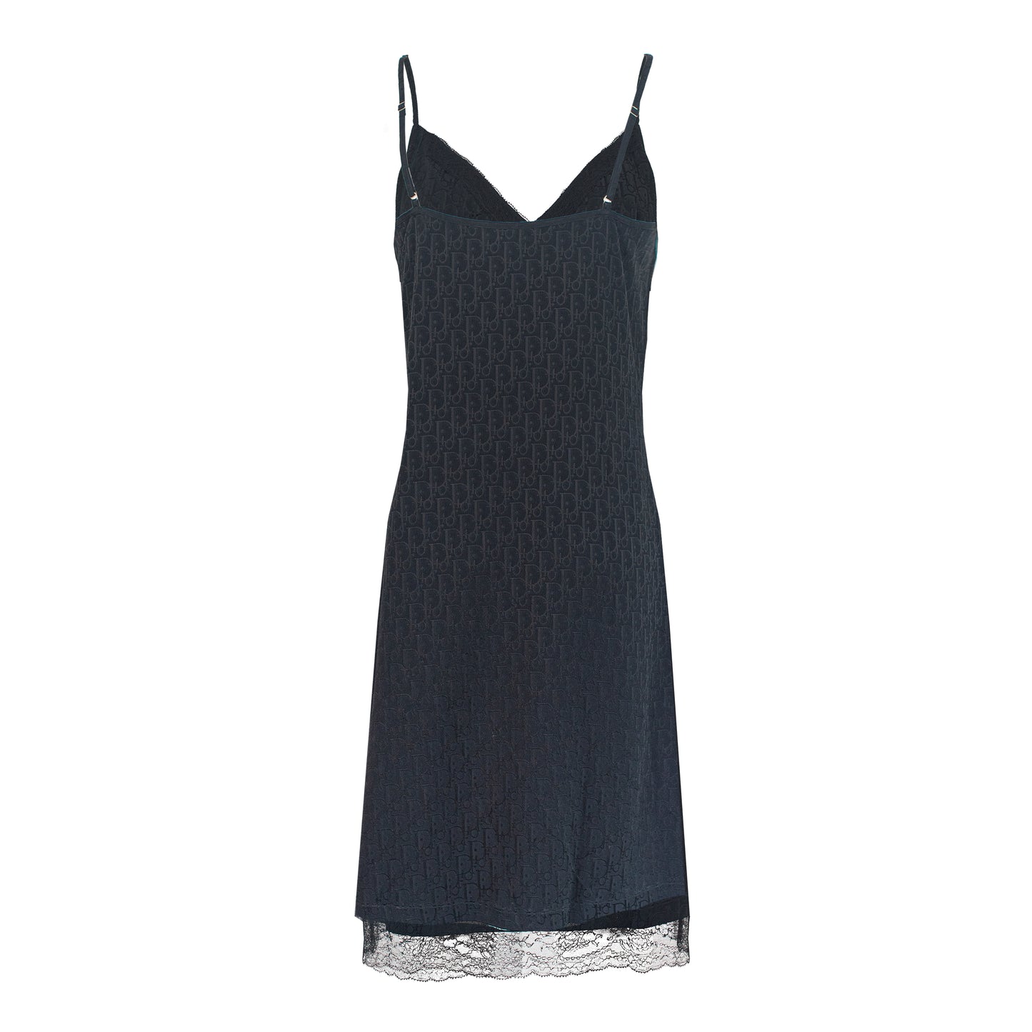 SS 2005 Black Oblique Monogram Dress