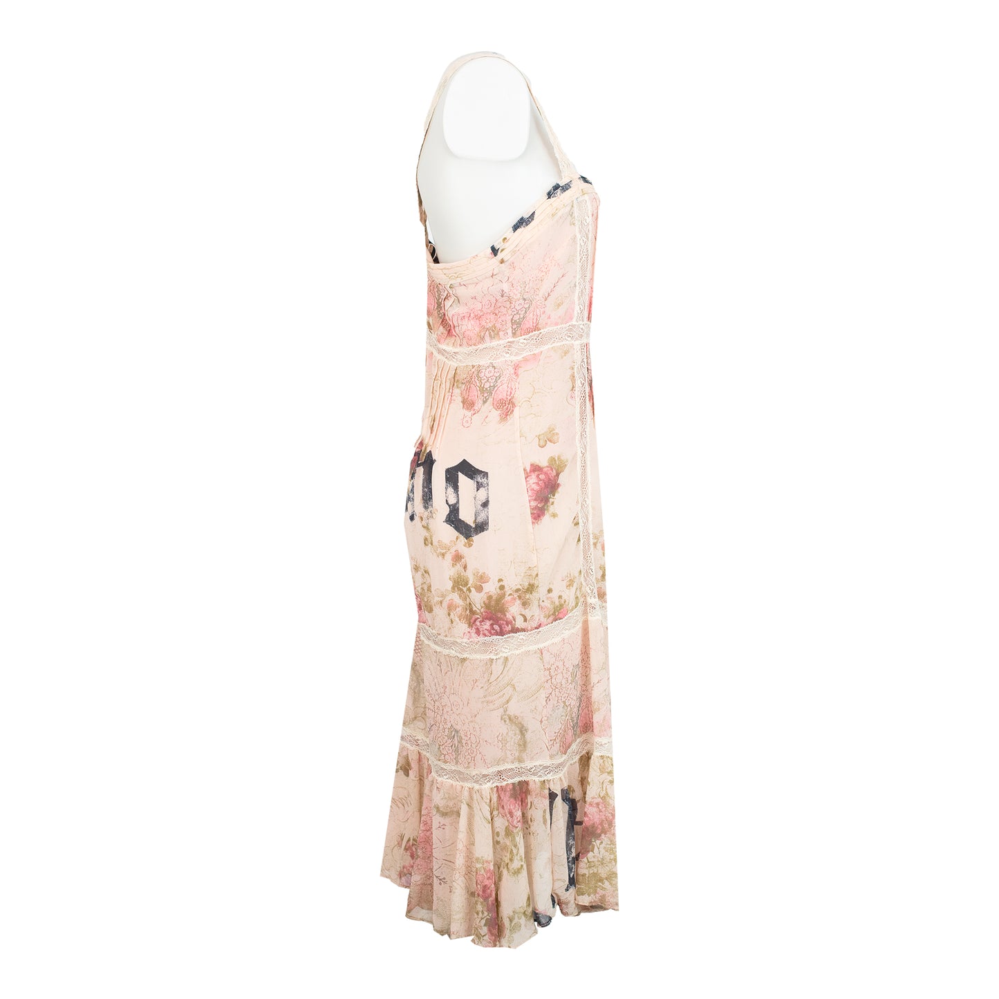 00's Silk Flower Dress