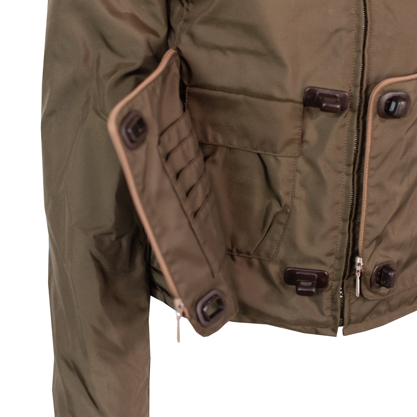 FW 1999 Khaki Nylon Utility Jacket