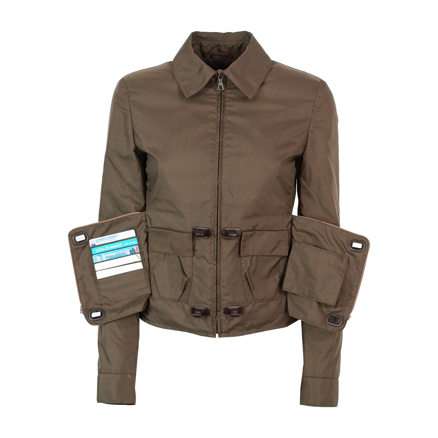 FW 1999 Khaki Nylon Utility Jacket