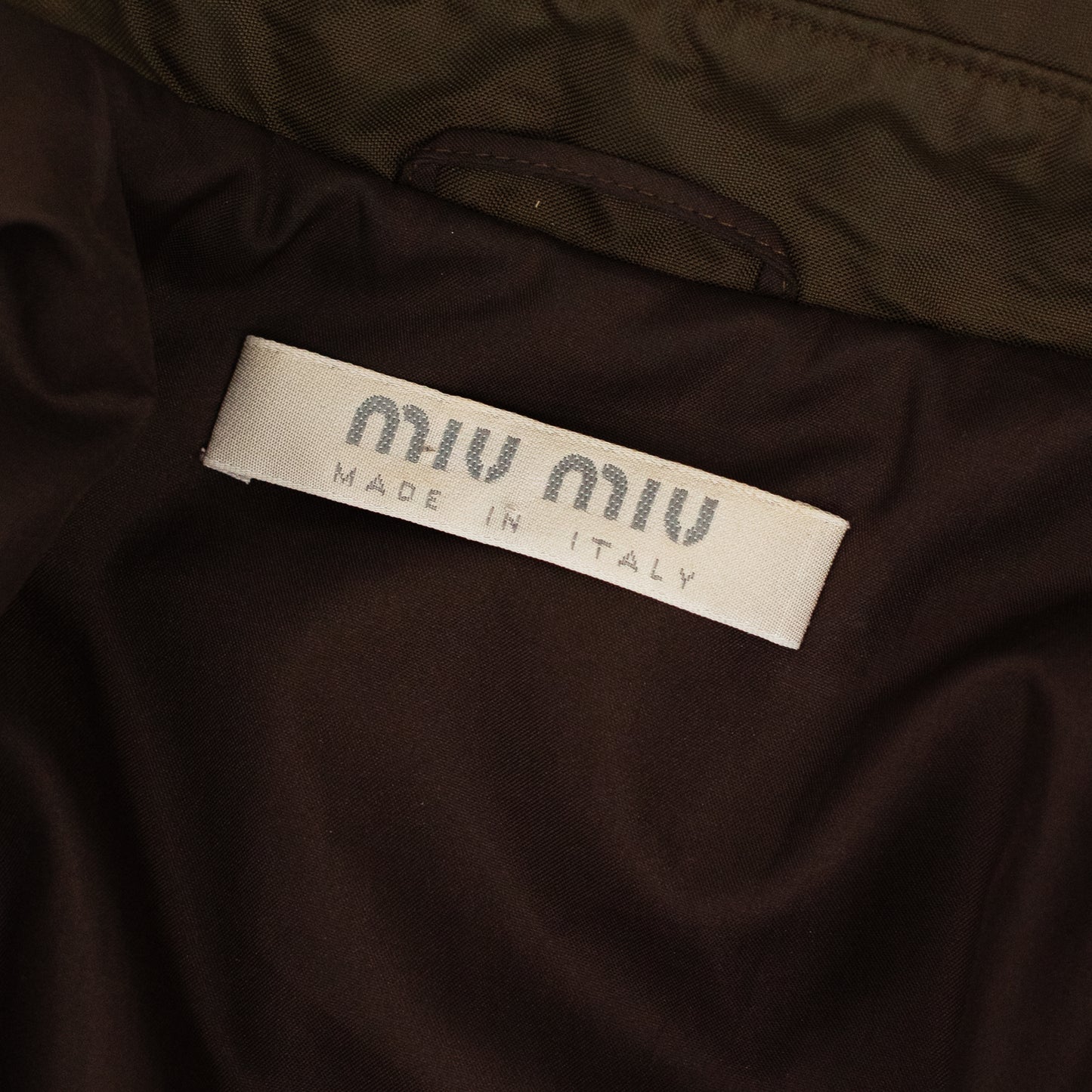 FW 1999 Khaki Nylon Utility Jacket