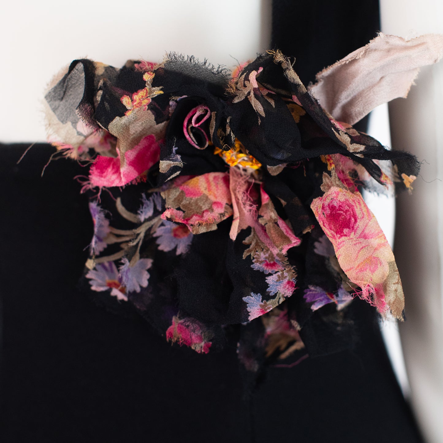 FW 1998 Dress with Flower Pin