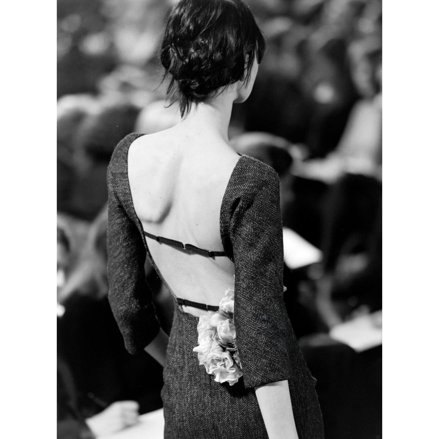 FW 1998 Dress with Flower Pin