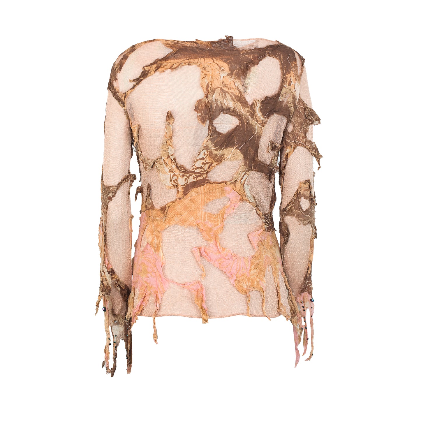 FW 2001 Distressed Jewels Top