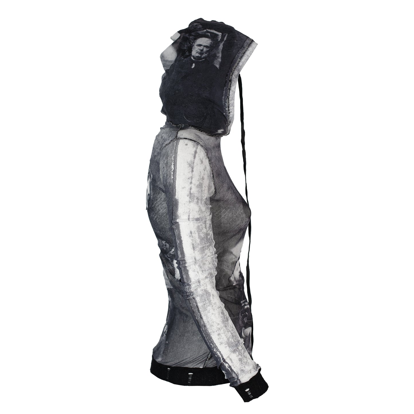 FW 2003 Portrait Mesh Hoodie