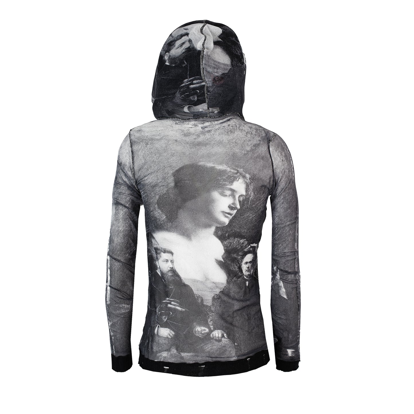 FW 2003 Portrait Mesh Hoodie