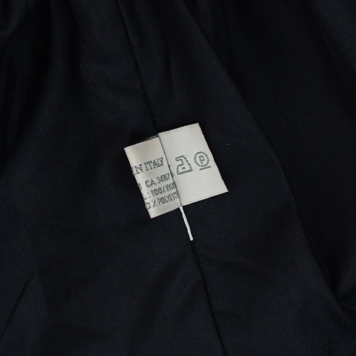 FW 1999 Black Nylon Utility Coat
