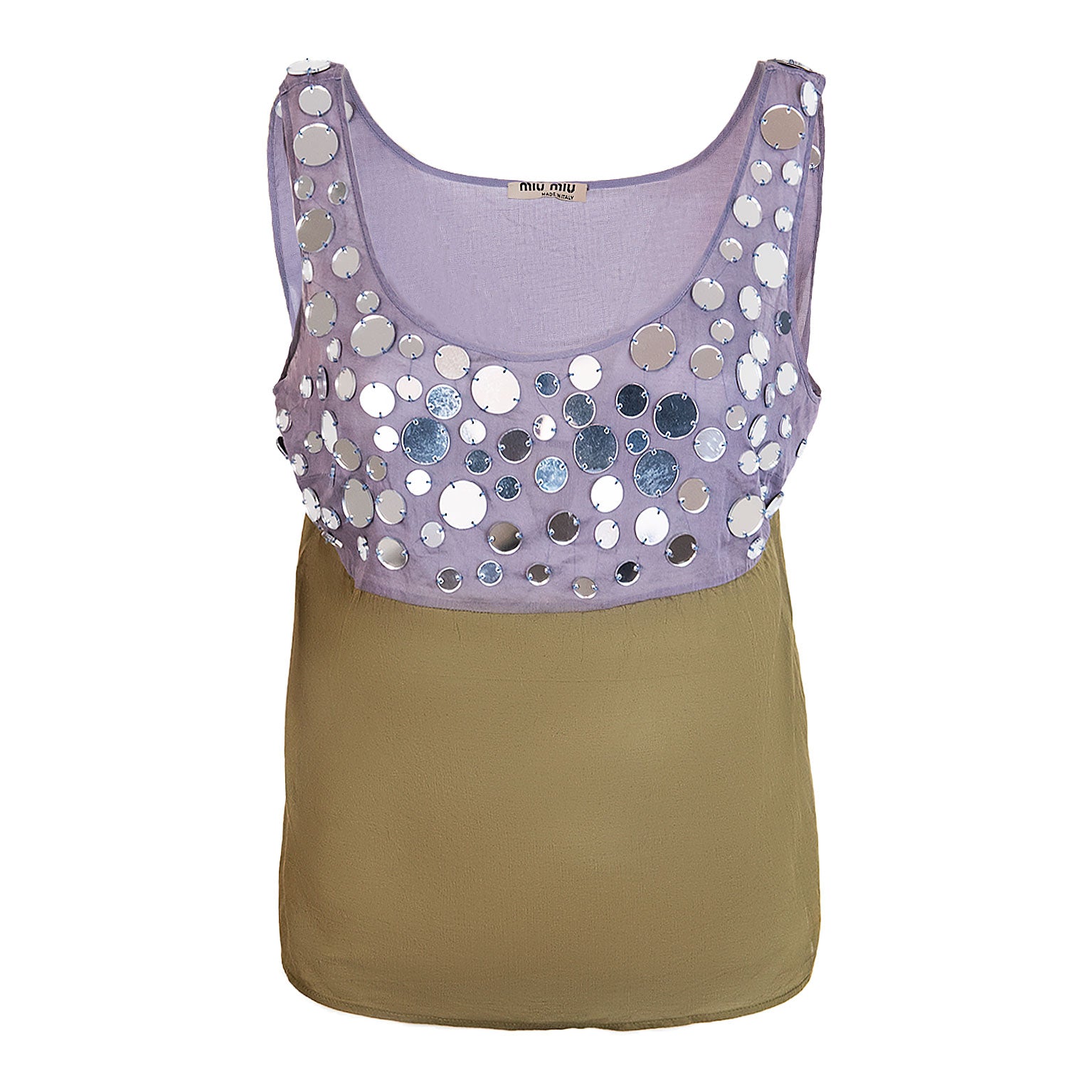 strapless open back dress Miu Miu Spring 2005 Runway Mirror Top – Furora