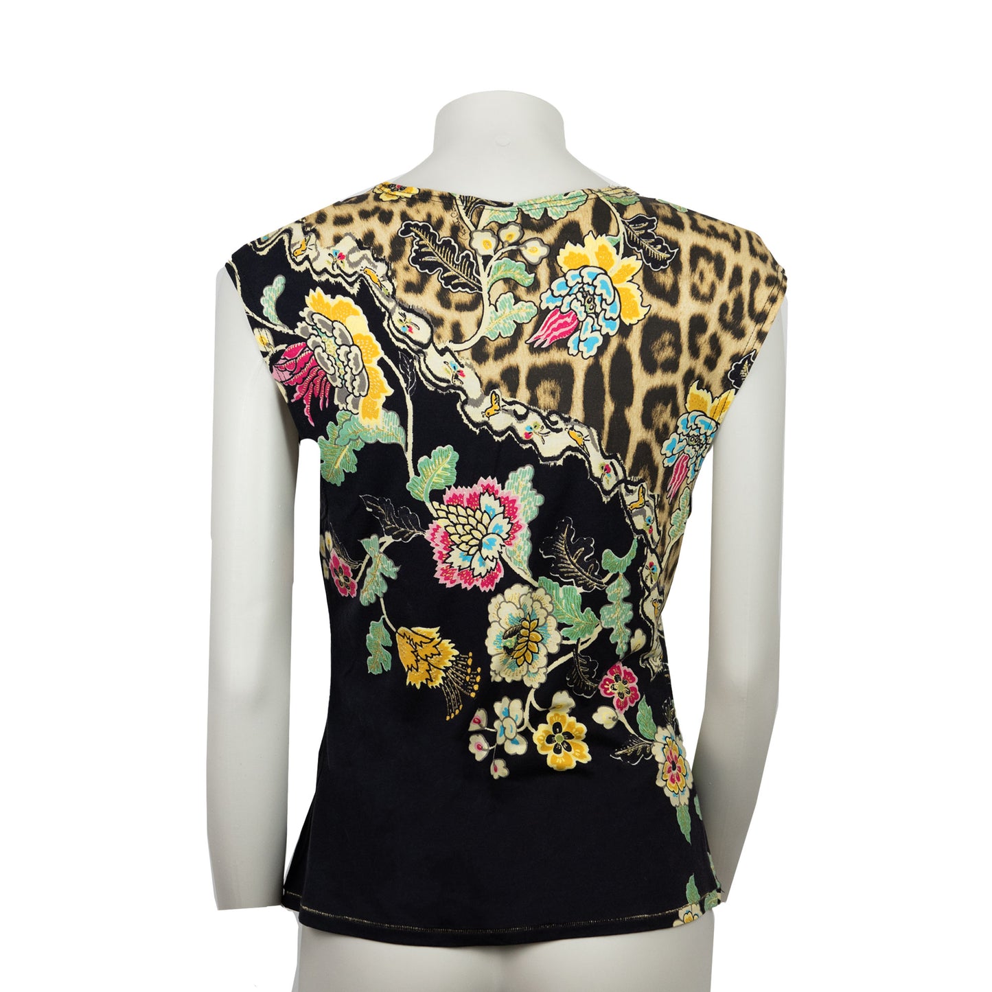 SS 2003 Cheongsam Black Leopard Tee