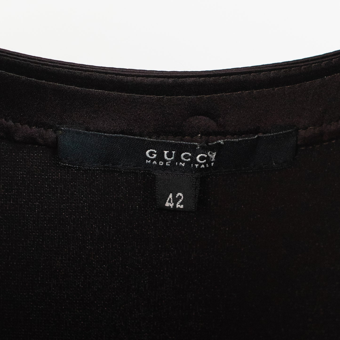 FW 2002 Chocolate Lace Up Dress