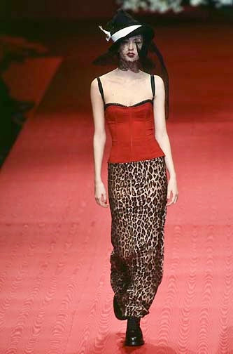 FW 1997 Leopard Skirt