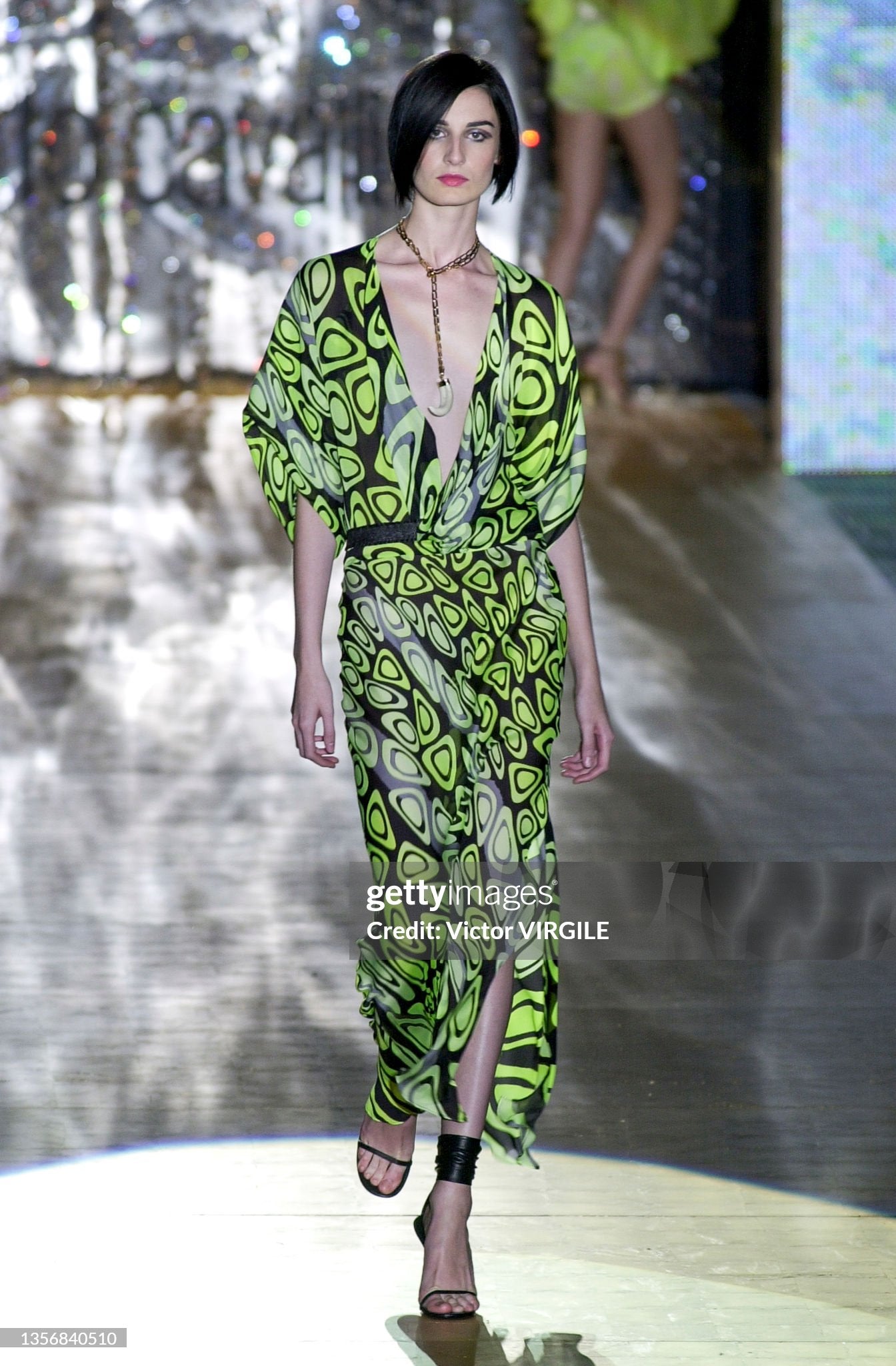 SS 2001 Silk Black And Yellow Shirt