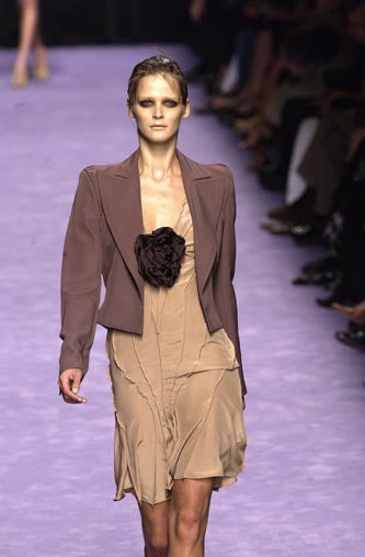 SS 2003 Peach Silk Dress