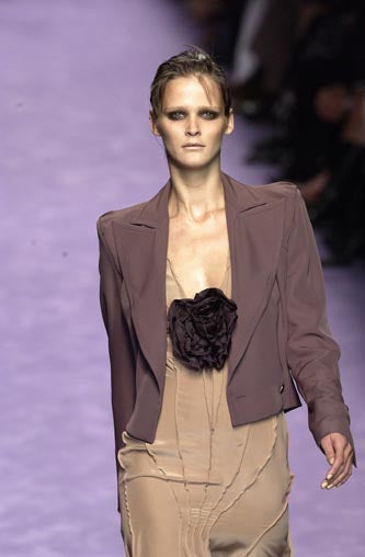 SS 2003 Peach Silk Dress