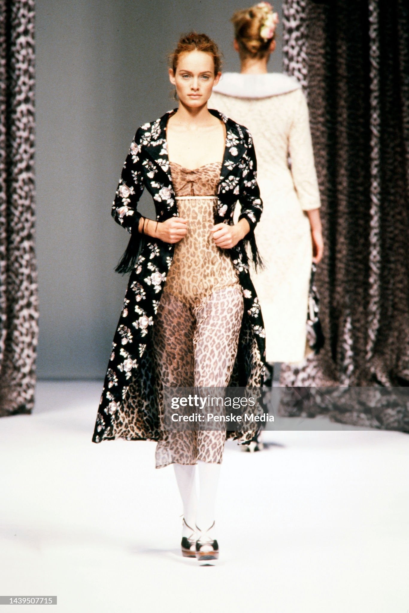 FW 1997 Leopard Mesh Dress