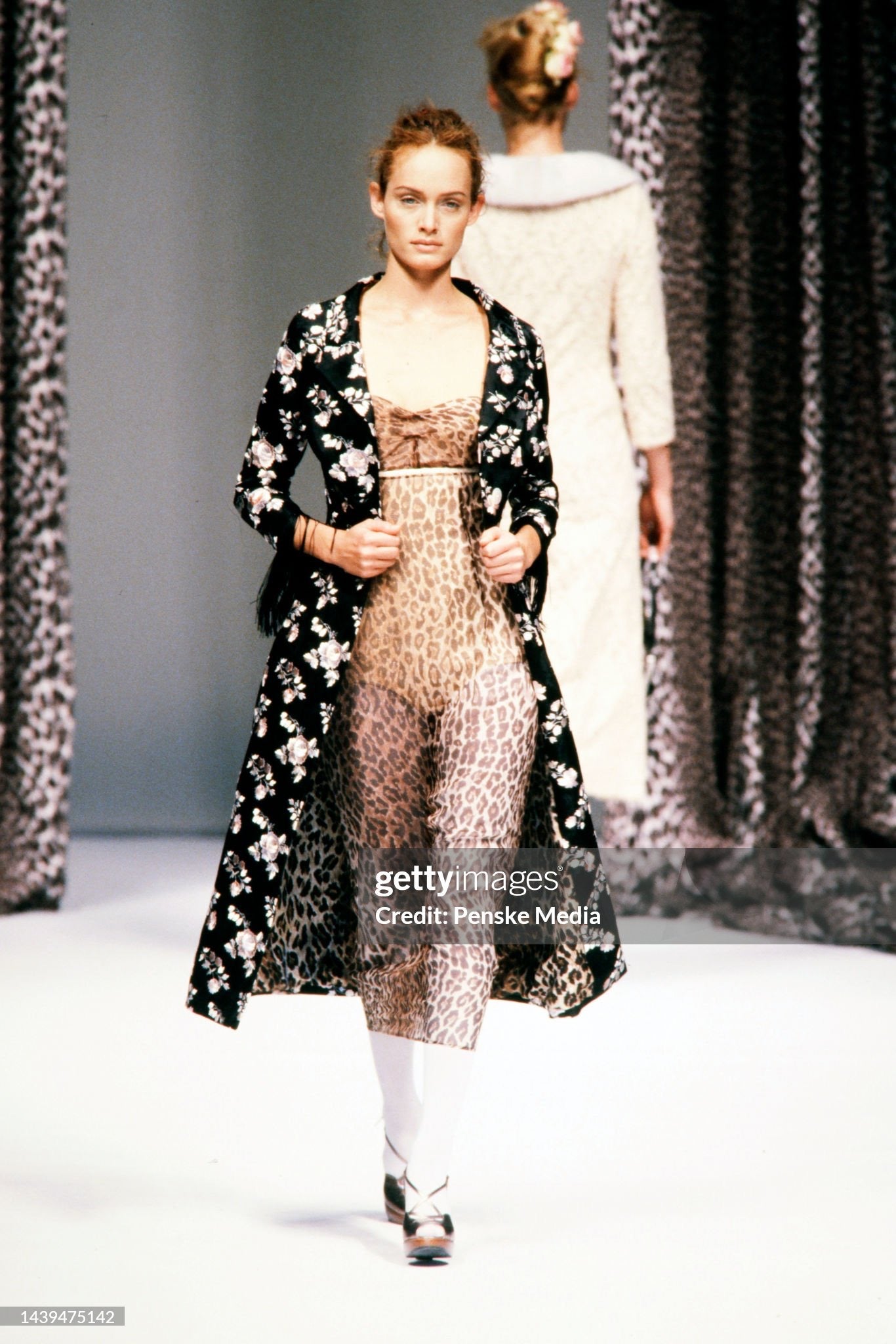 FW 1997 Leopard Mesh Dress