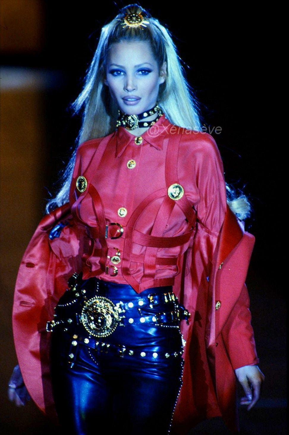 FW 1992 Silk Bondage Corset