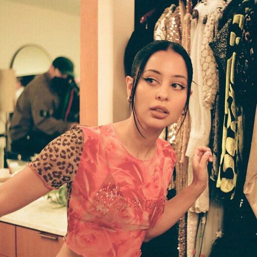 SS 2000 Leopard Roses Top