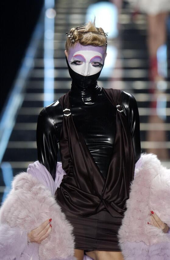 FW 2003 Wrap Belt Swarovski Dress