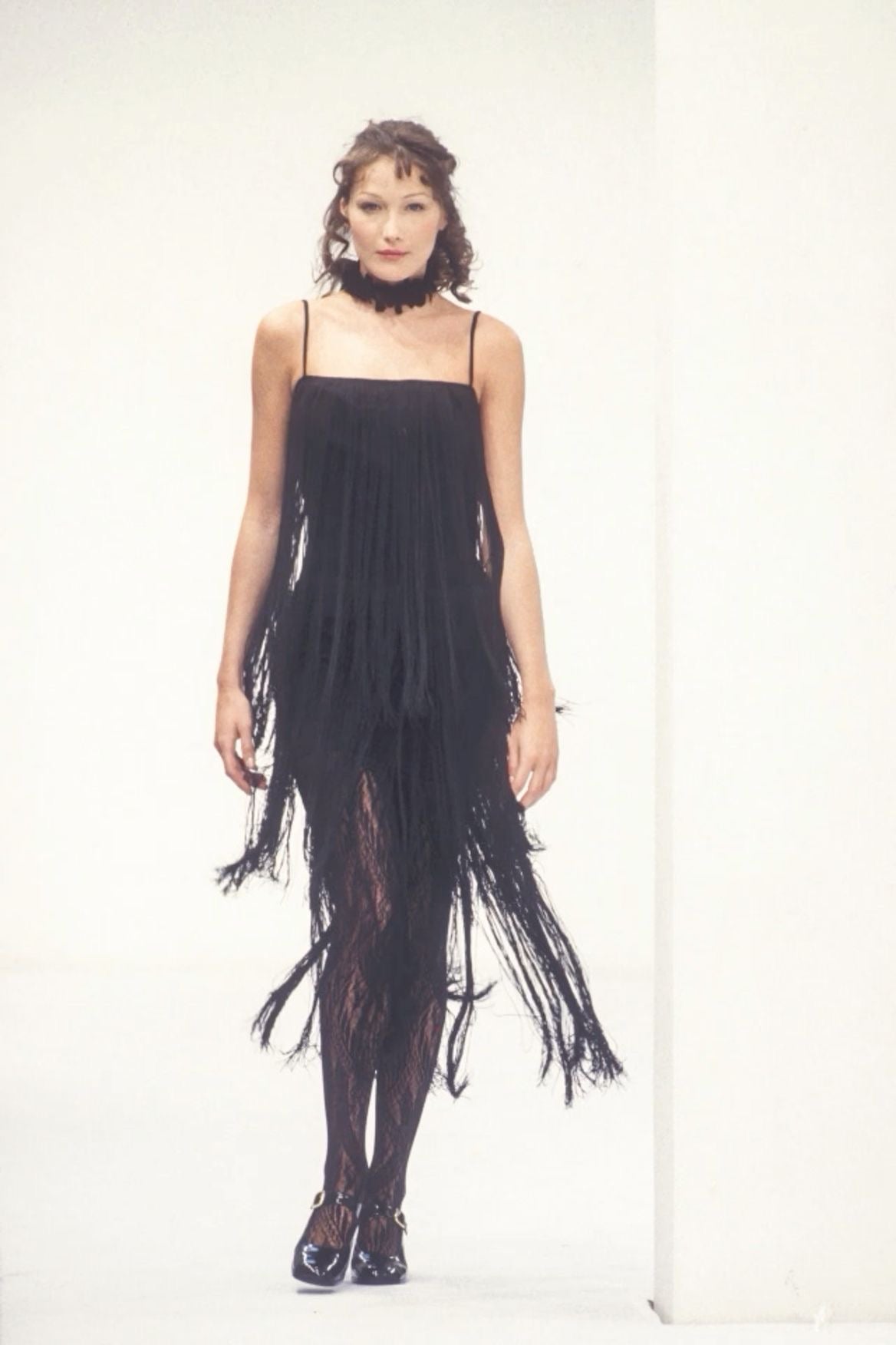 FW 1992 Satin Red Dress