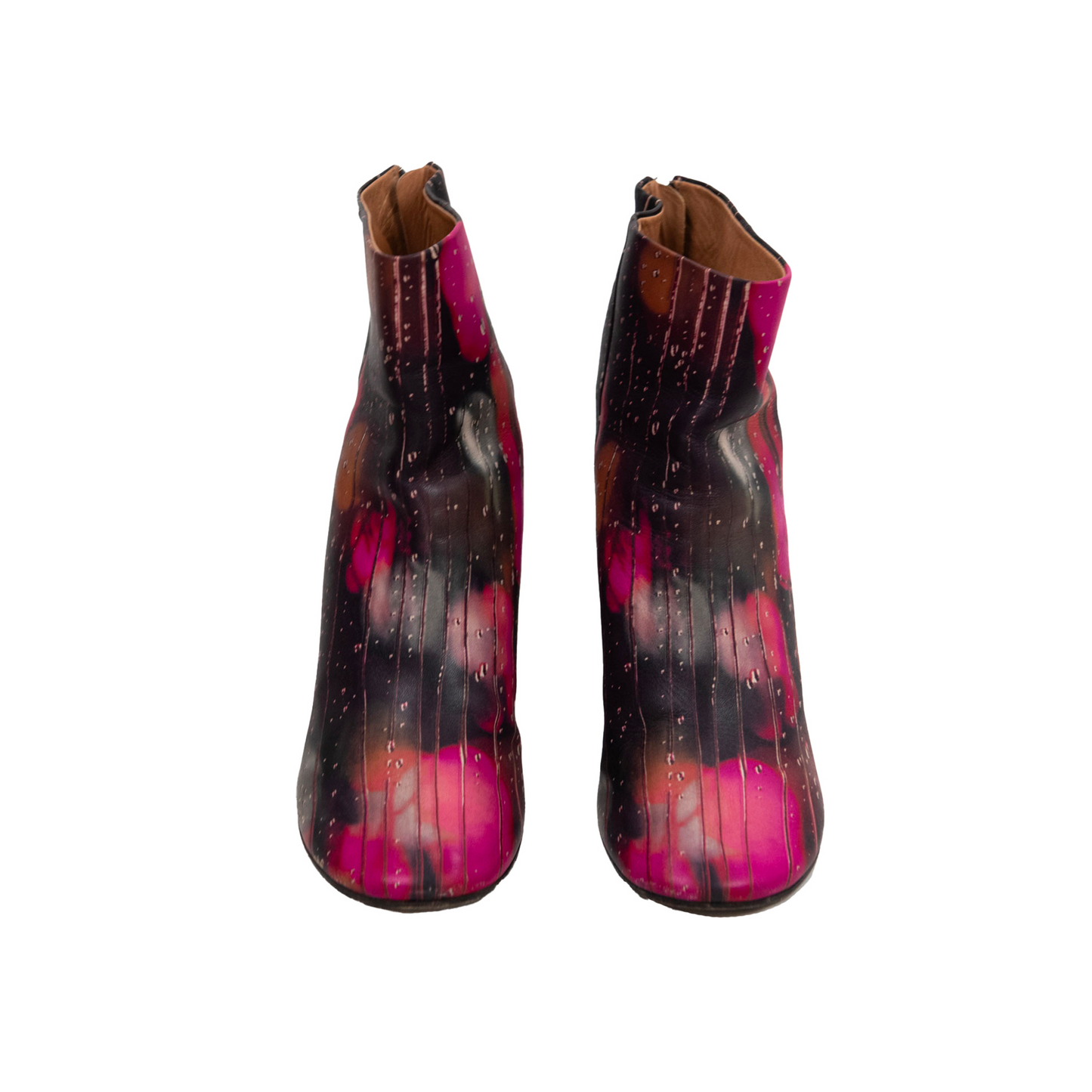 00's Raindrops Leather Ankle Boot