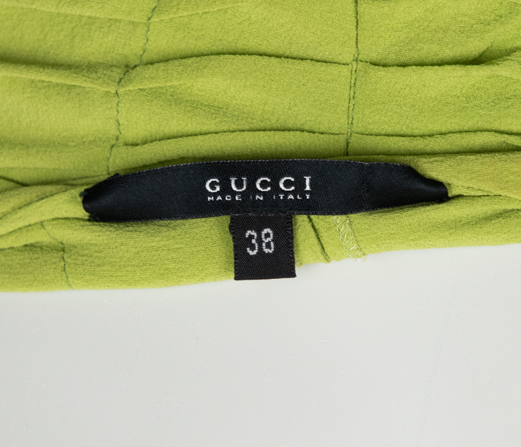 FW 2003 Tom Ford Green Dress