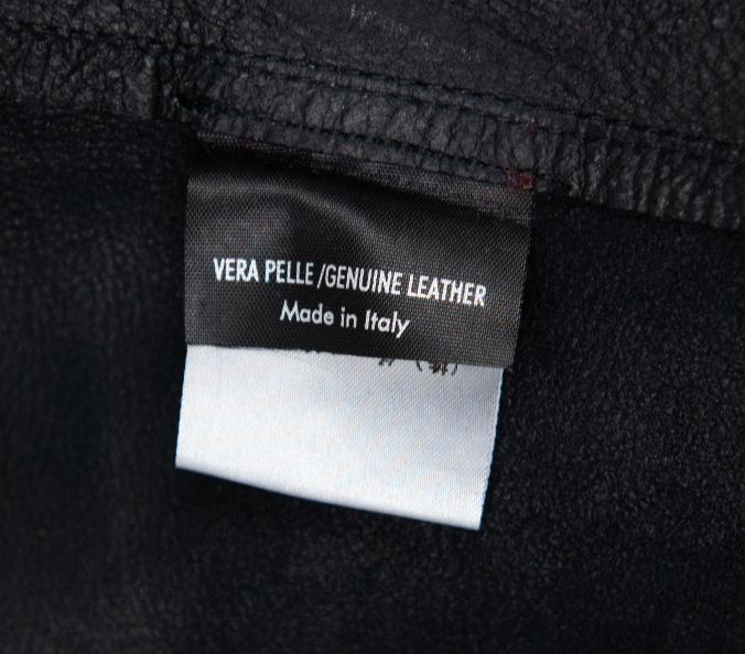 SS 2000 Tom Ford Leather Black Blazer