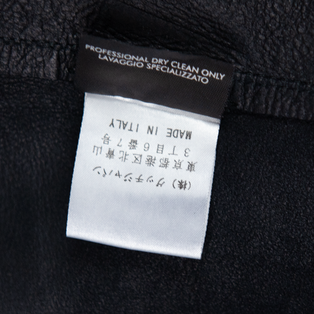 SS 2000 Tom Ford Leather Black Blazer