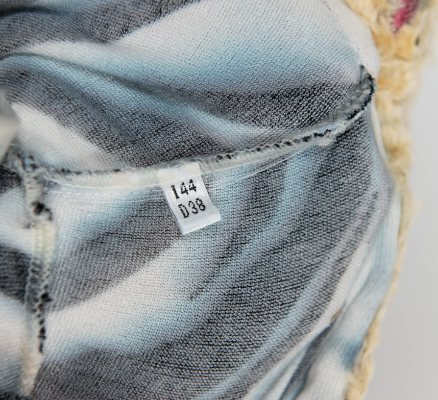 00's Zebra Fur Cardigan