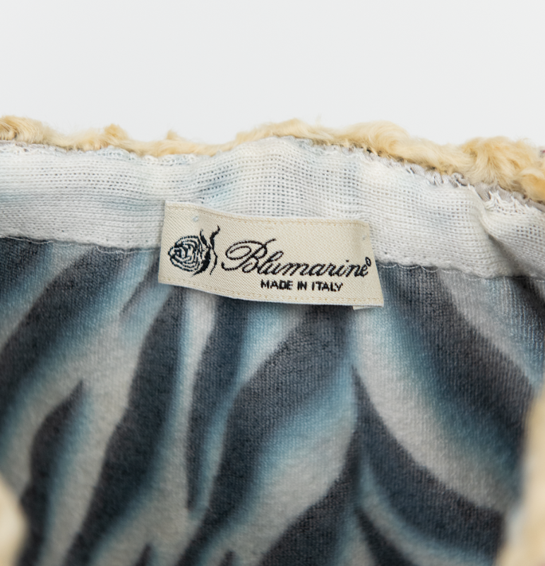 00's Zebra Fur Cardigan