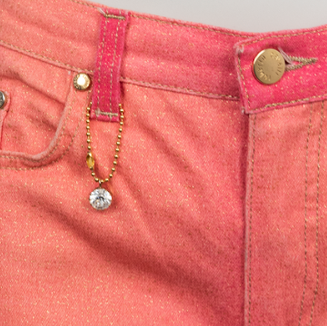 SS 2001 Pink Glitter Pants