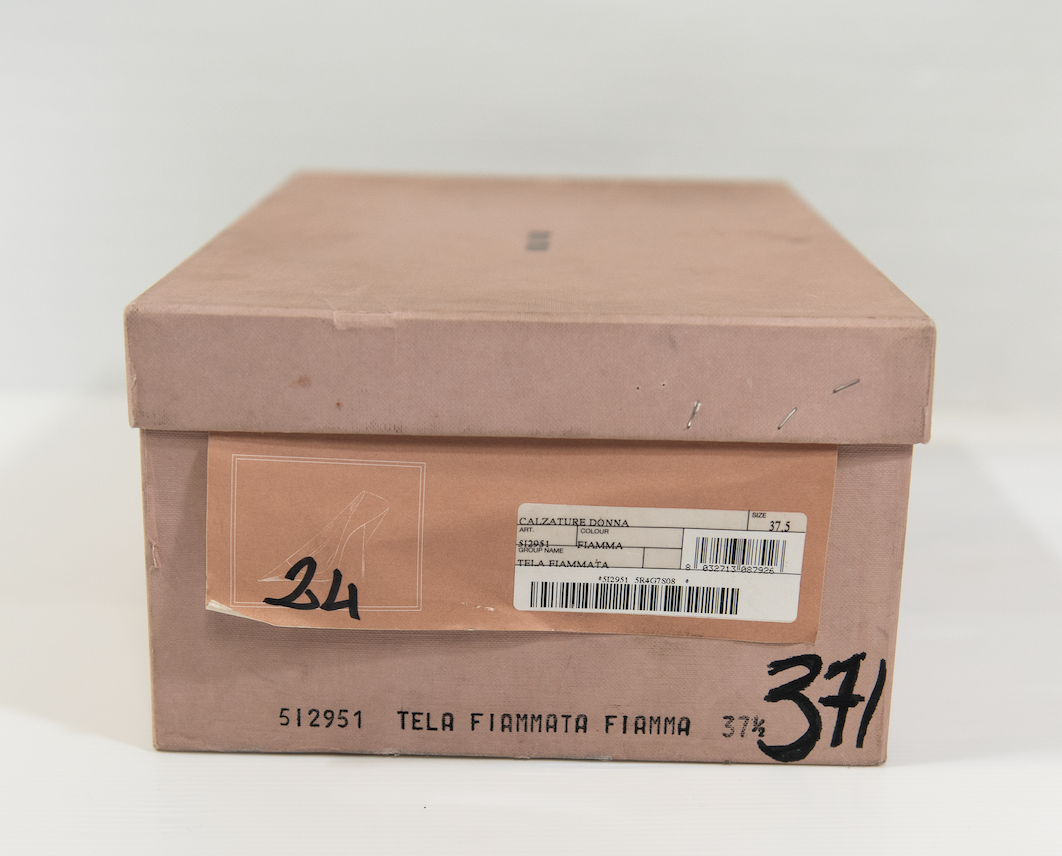 SS 2005 Tela Fiammata Heels