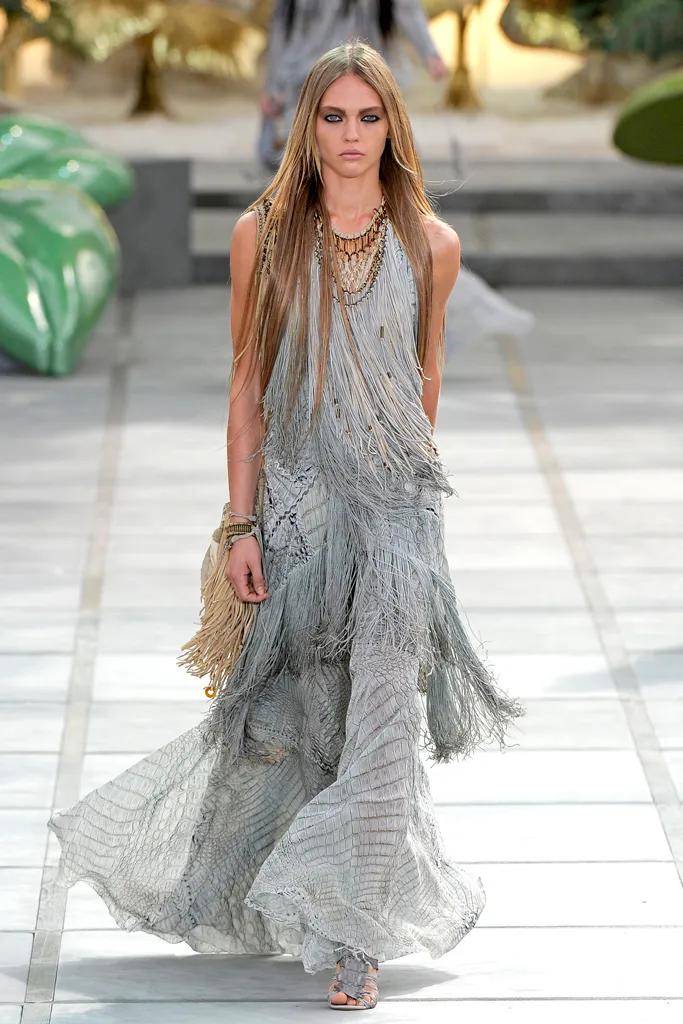 SS 2011 Croc Fringed Dress