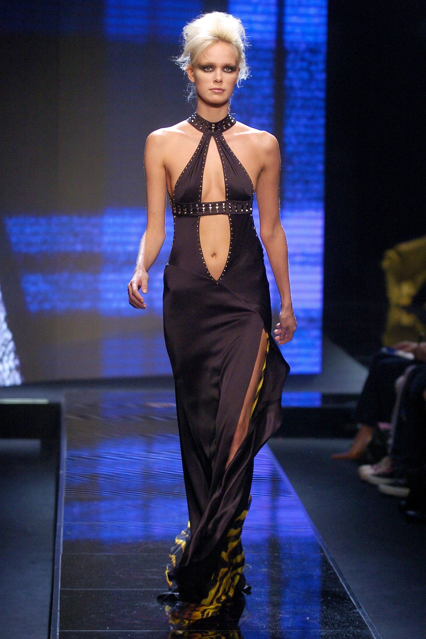 FW 2004 Studded Leopard Dress