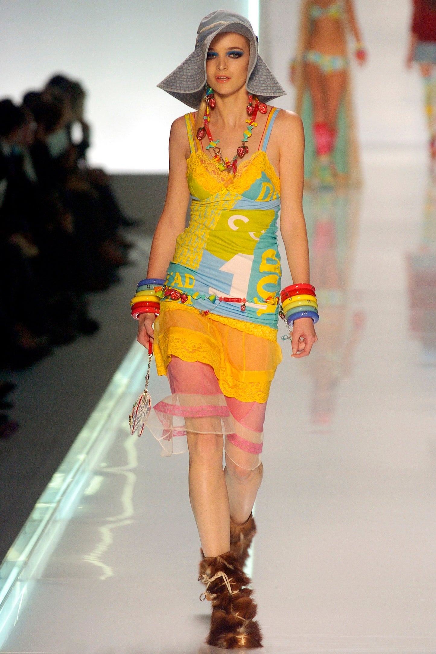 SS 2005 Black Oblique Monogram Dress