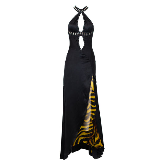 FW 2004 Studded Leopard Dress