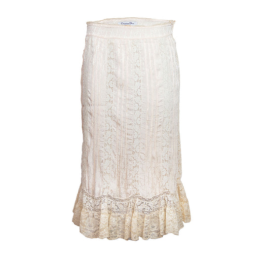 Resort SS 2004 Monogram Lace Skirt