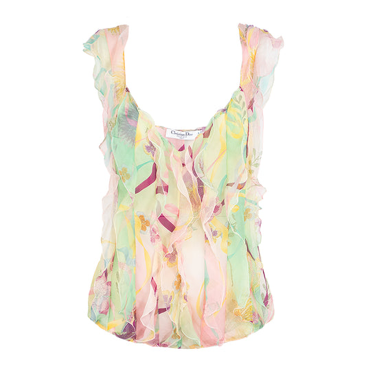 SS 2003 Silk Patchwork Top