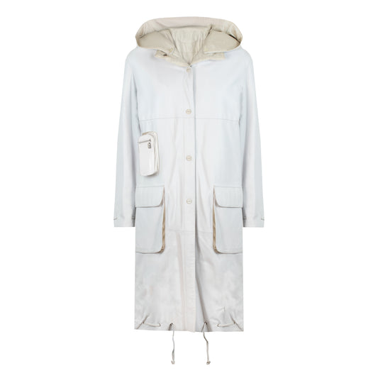 00's Reversible Leather Utility Coat and Zucca Mesh