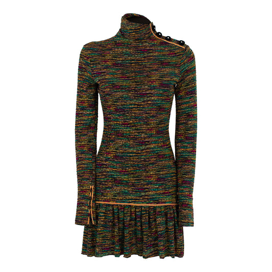 FW 1994 Handmade Multicolor Dress