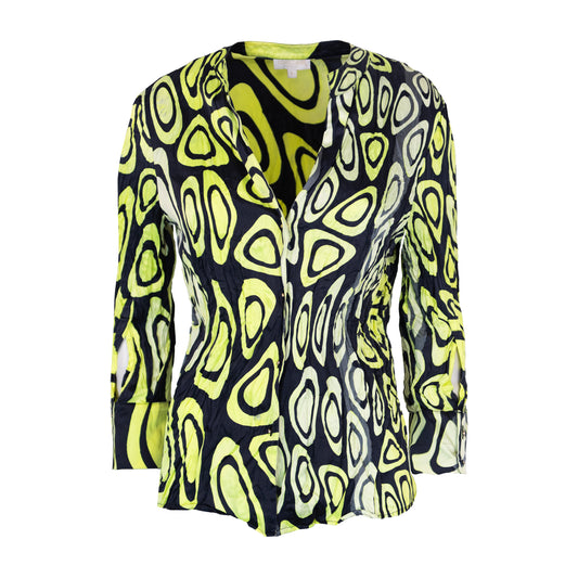 SS 2001 Silk Black And Yellow Shirt