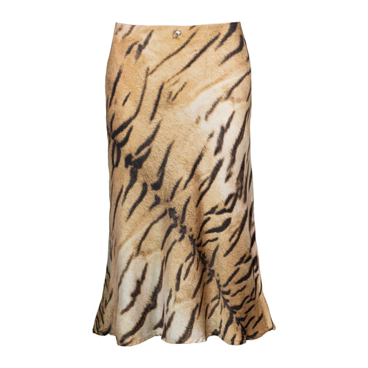 FW 1998 Silk Tiger Skirt