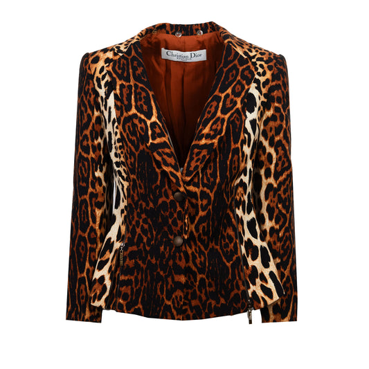 FW 2004 Leopard Blazer