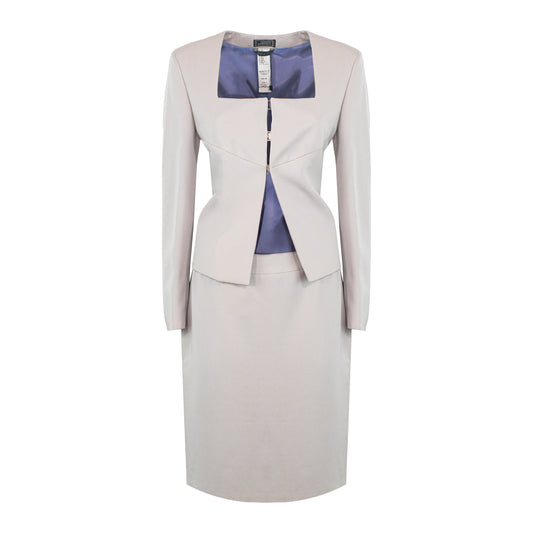 FW 1998 Geometric Grey Tailleur